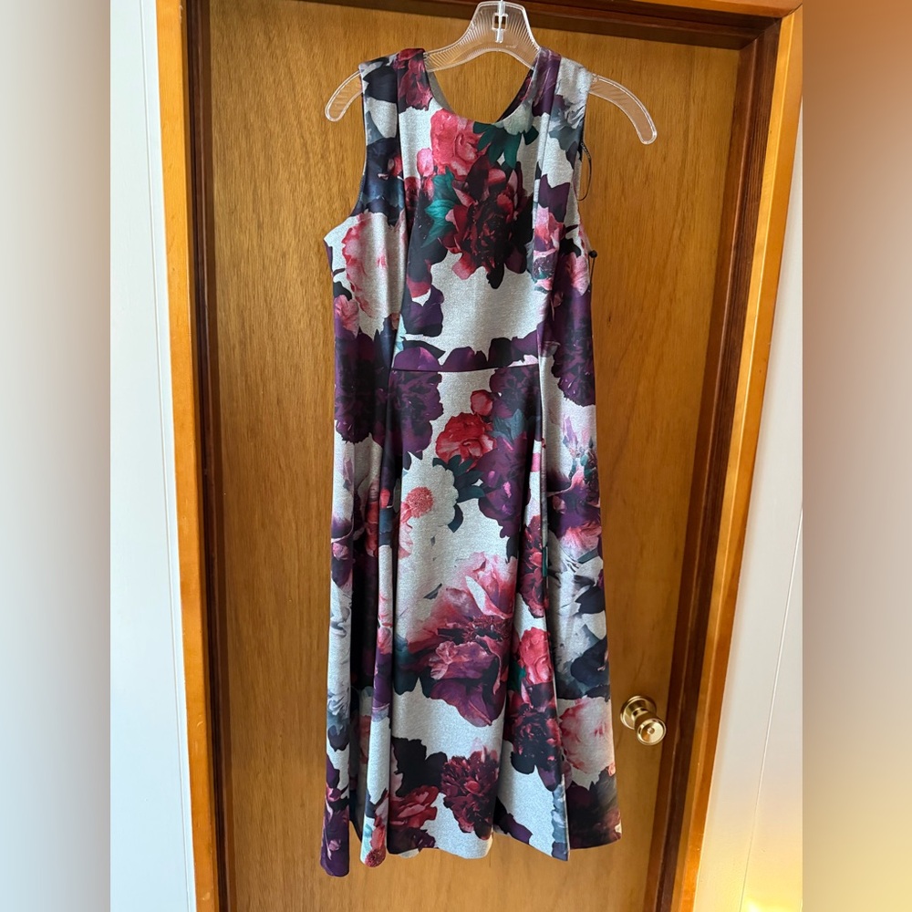Calvin Klein Floral Sleeveless Dress - Multicolor